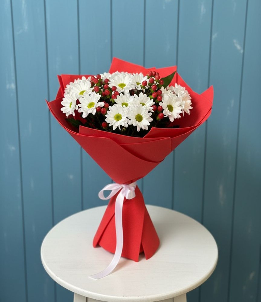 Букет цветов из: Хризантемы в Суровикино