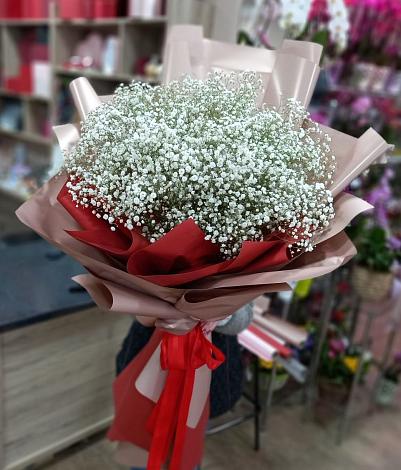 Букет цветов из: Гипсофила в Суровикино