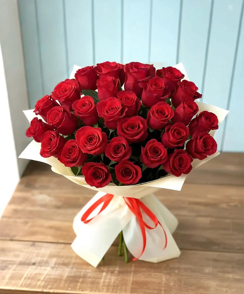 Букет 29 Красных роз в Суровикино