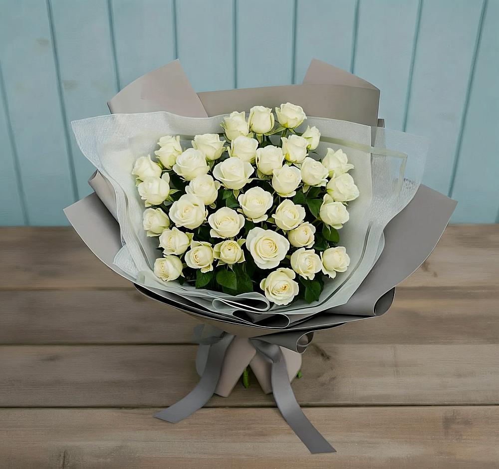 Букет Белоснежная нежность в Суровикино