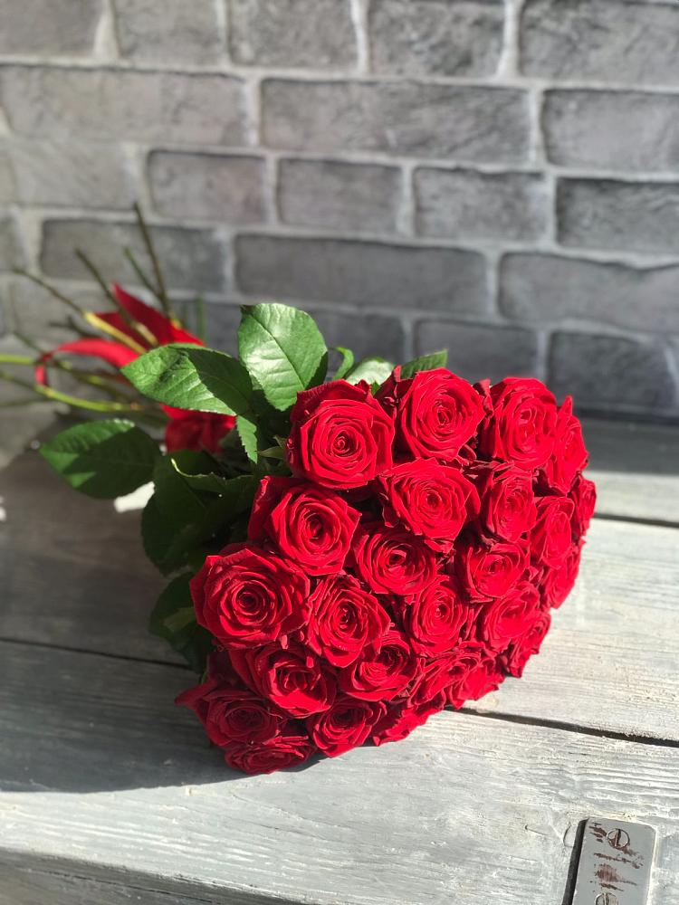 Букет Красные розы Фридом в Суровикино