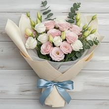 Букет цветов из:  Лизиантусы в Суровикино