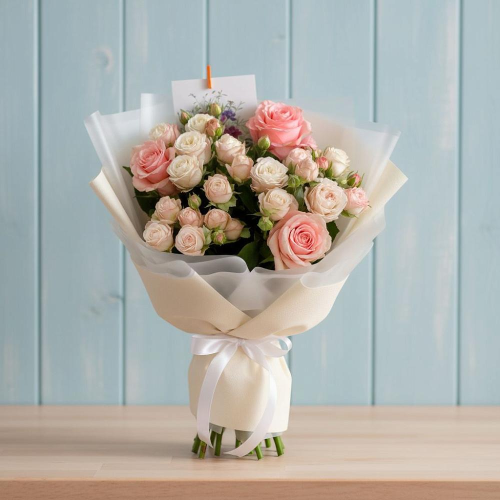 Букет цветов из: Розы в Суровикино