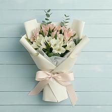 Букет цветов из:  Альстромерии в Суровикино