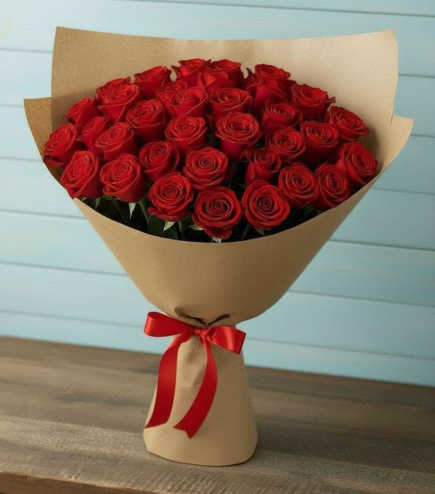 Букет Красные розы Милано в Суровикино