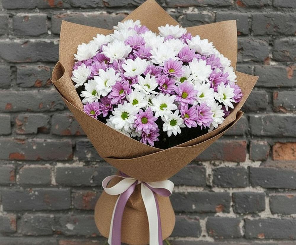 Букет цветов из: Хризантемы в Суровикино