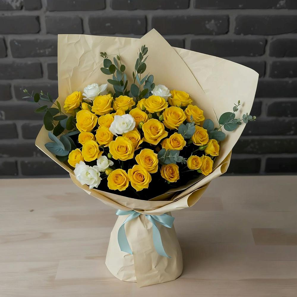 Букет цветов из: Розы в Суровикино