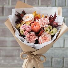 Букет цветов из:  Гвоздики, Хризантемы и Розы в Суровикино