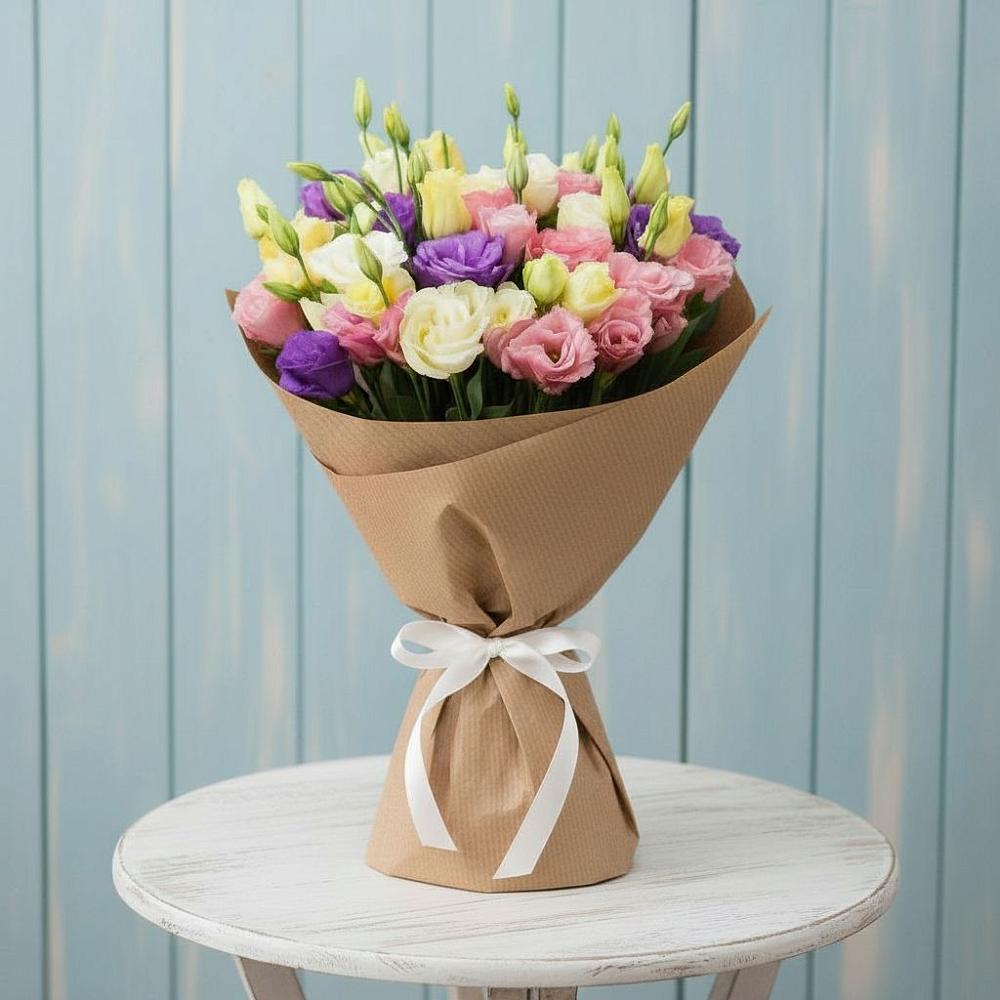 Букет цветов из: Лизиантусы в Суровикино